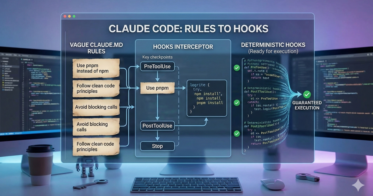 Force Claude Code to Obey: Turn Rules into Hooks | Alexandr.Studio