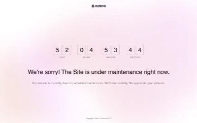 Astro-Maintenance Integration